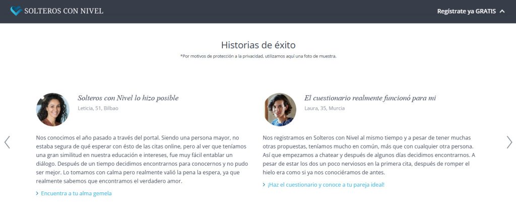 Reseñas Solteros con Nivel