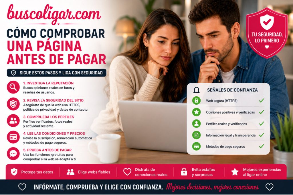 Cómo comprobar una página antes de pagar
