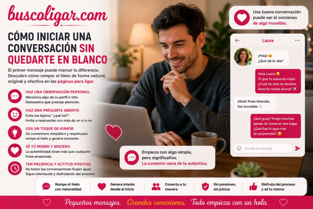 Cómo iniciar una conversación sin quedarte en blanco