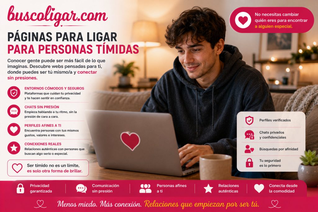 Páginas para ligar para personas tímidas