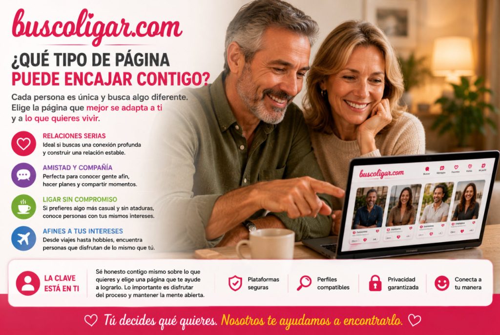 Qué tipo de página puede encajar contigo